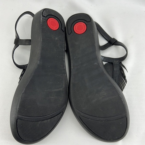 ๐2/$25 ๐ Fit Flop Tia Feather Back Strap Sandals in Black - Picture 6 of 7